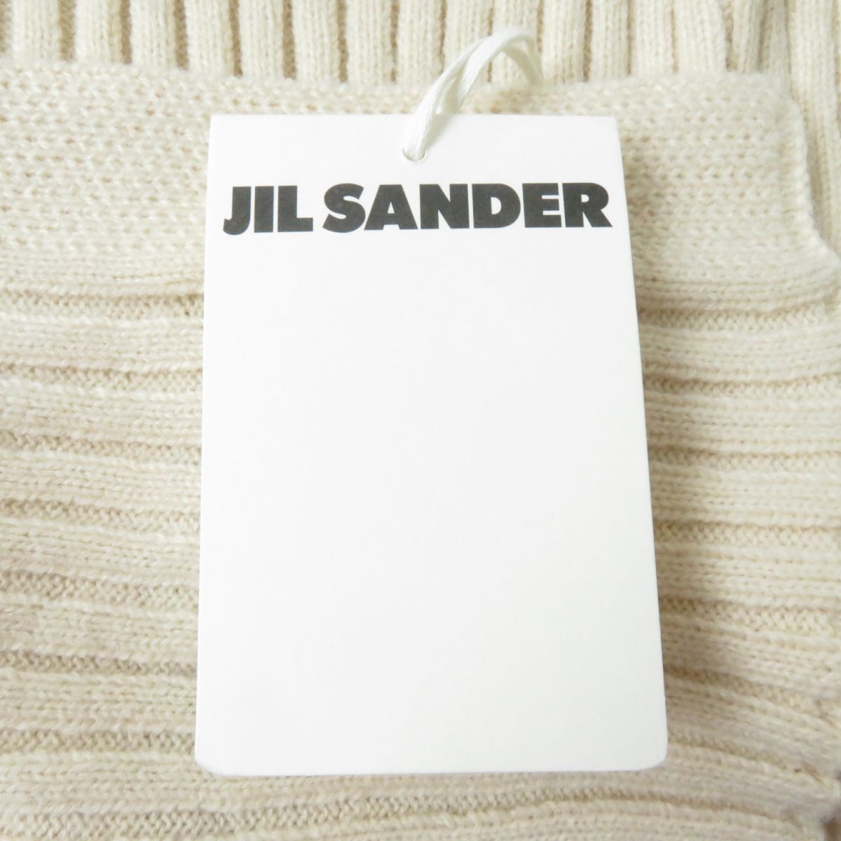 未使用品☆JIL SANDER ジルサンダー JSMT762027 リブ編み ウールニット