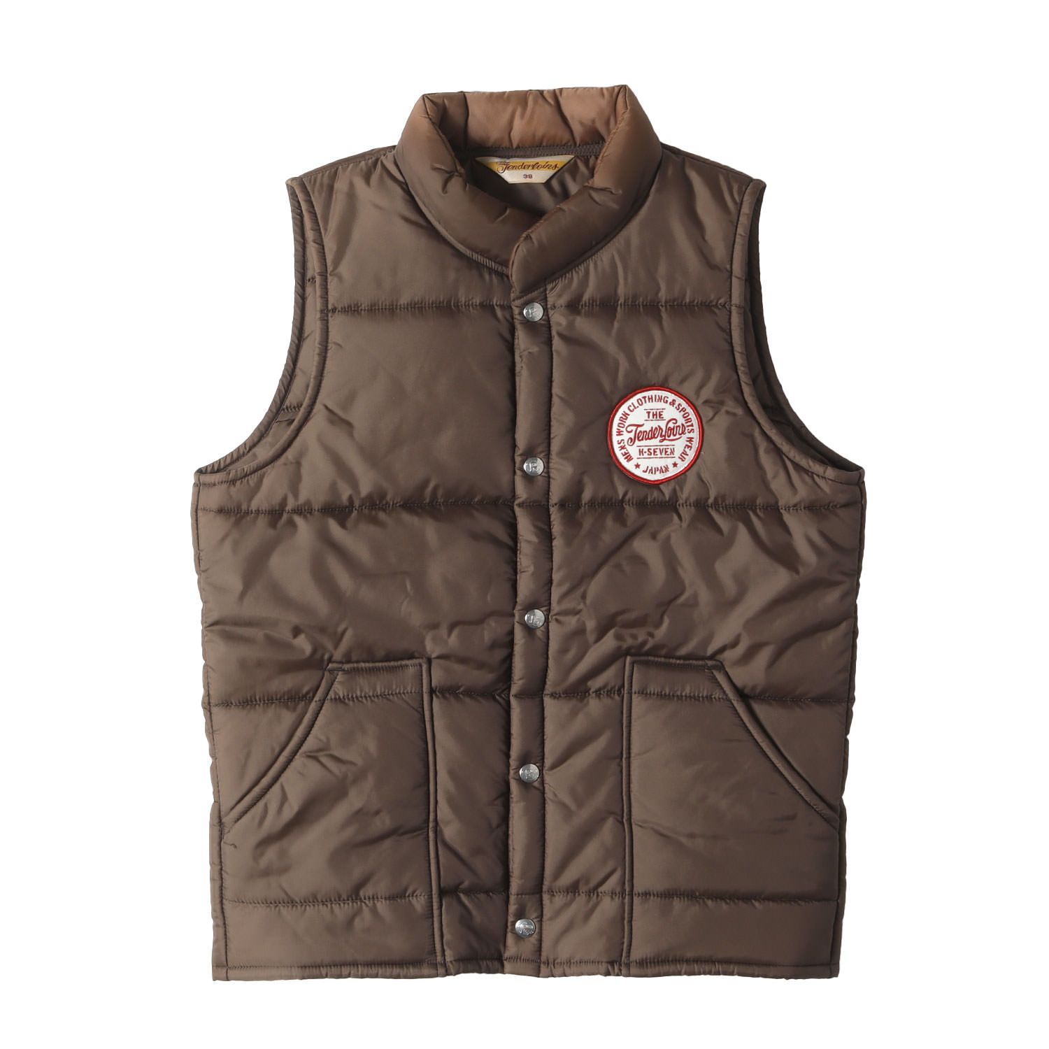 TENDERLOIN テンダーロイン 直営店限定NYLON VEST BROWN