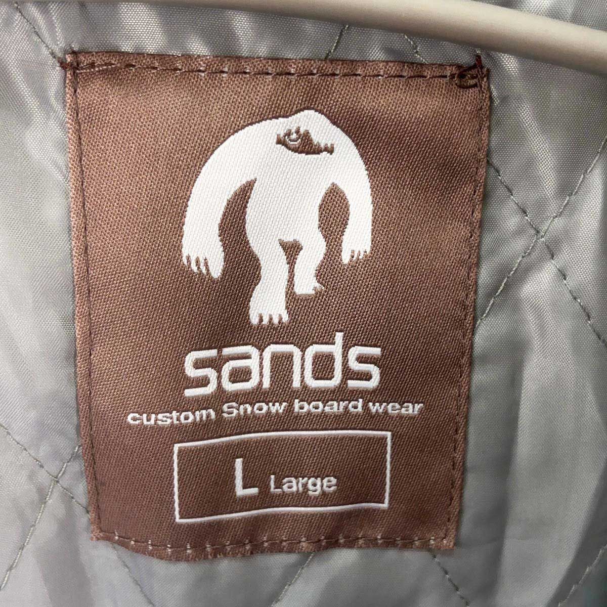 sands スノーボードウェア ジャケットとパンツセット L 上下セット] SANDS スノーボード ウェア ジャケット パンツ