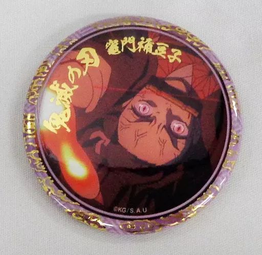 中古】バッジ・ピンズ 竈門禰豆子 「鬼滅の刃 キャラクター絵巻カフェ
