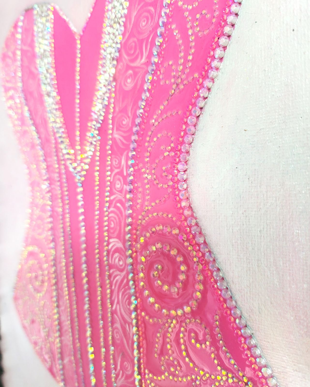 オンリー・コルセット / テクスチャーアート 33×24㎝ F4 キャンバス