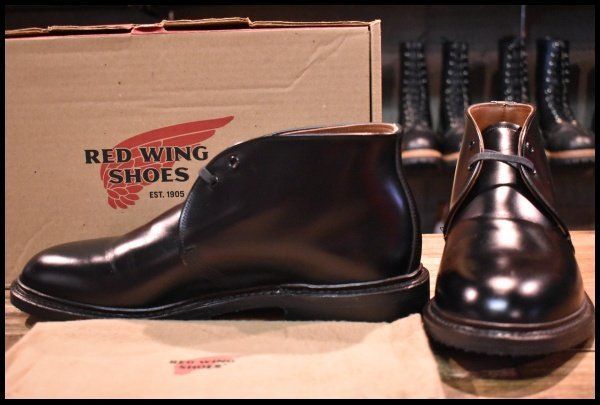 9D 箱付 未使用 15年】レッドウィング 9096 キャバリー チャッカ ブラック エスカイヤ 黒 編み上げ ブーツ redwing  HOPESMORE【EH193】 - メルカリ