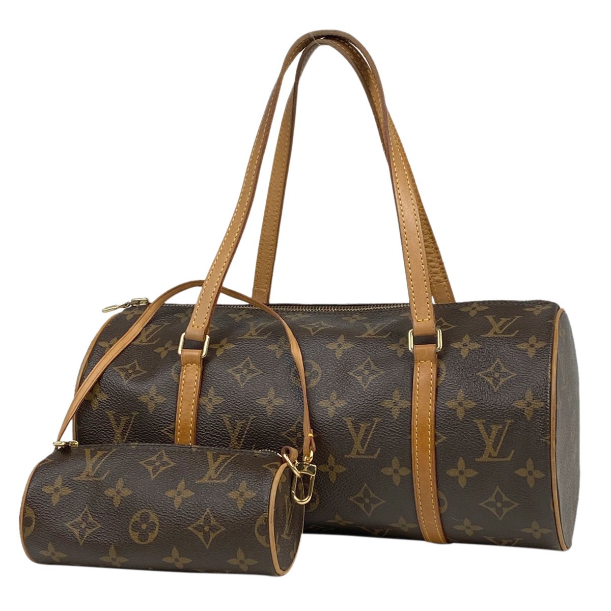 ルイ・ヴィトン Louis Vuitton パピヨン 30 バレルバッグ 筒型 旧型