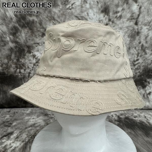 帽子 SUPREME 23SS Lasered Twill Crusher Tan SUPREME LASERED TWILL CRUSHER HAT/TAN SIZE S/M SS23 WEEK 13