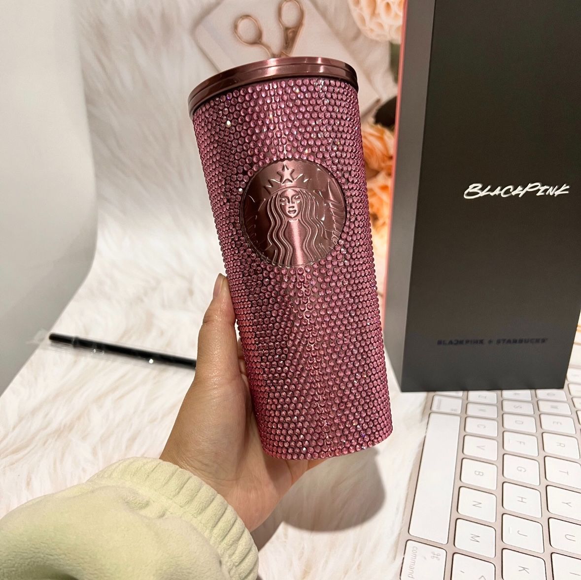 BLACKPINK スターバックス スパンコール コールドカップ タンブラー  