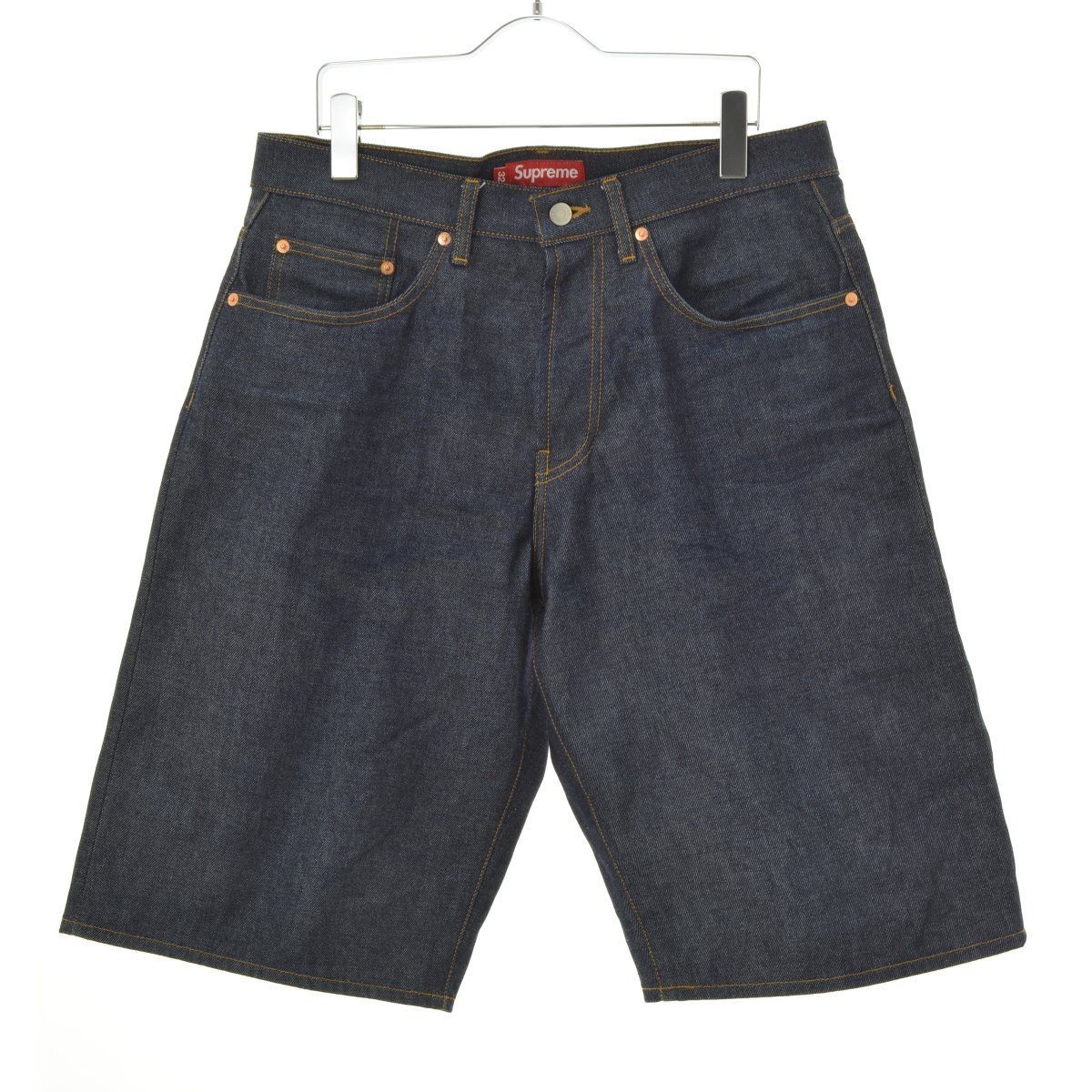 SUPREME】24SS Rigid Baggy Selvedge Denim Shortハーフパンツ