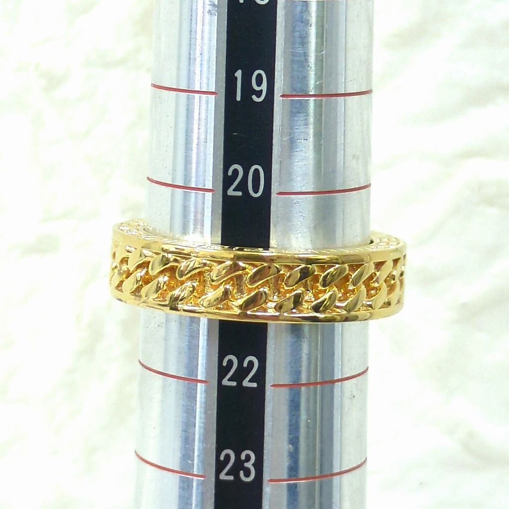 VERSACE ヴェルサーチ リング メデューサ ゴールドカラー 約21号