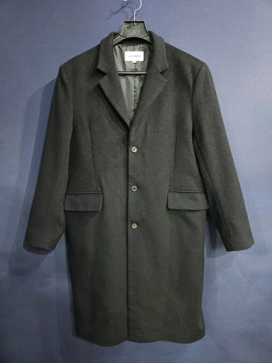 プラスチック プロダクト 黒 COLOR メンズ セミオーバーサイズ 95 コート