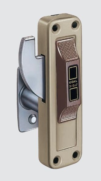GOAL ゴール ツーロック シリンダー面付本締鎌錠 MS5 1個 取付可能扉厚