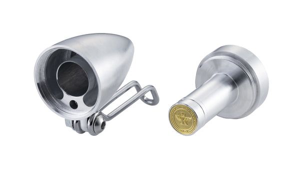 最速発送 KiLEY キーレイ LM-018 USB充電式砲弾ライト フロント Silver 自転車 ライト 250ルーメン USB-C充電