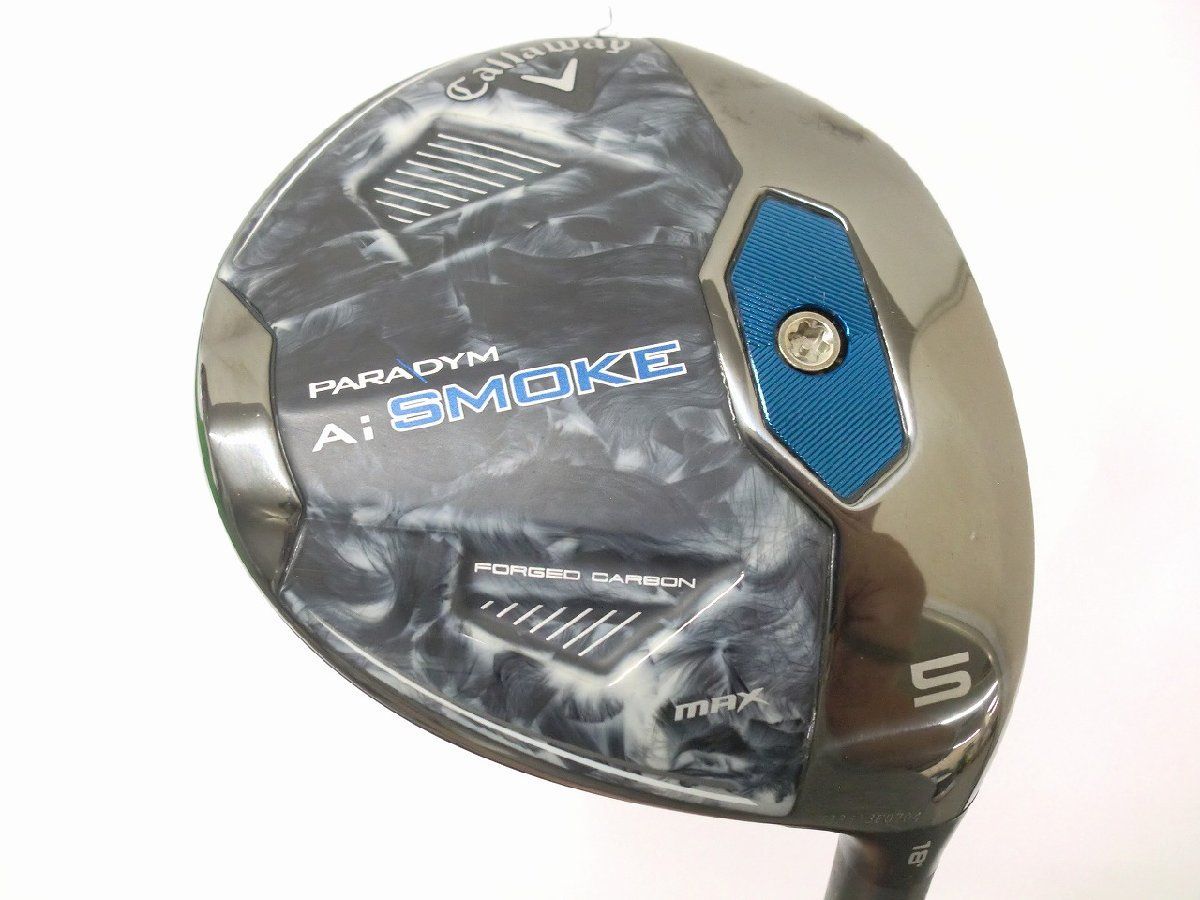 中古品　キャロウェイ パラダイム Ai SMOKE MAX フェアウェイウッド 5w 18 SPEEDER NX BLACK 50 S　メーカーカスタム品