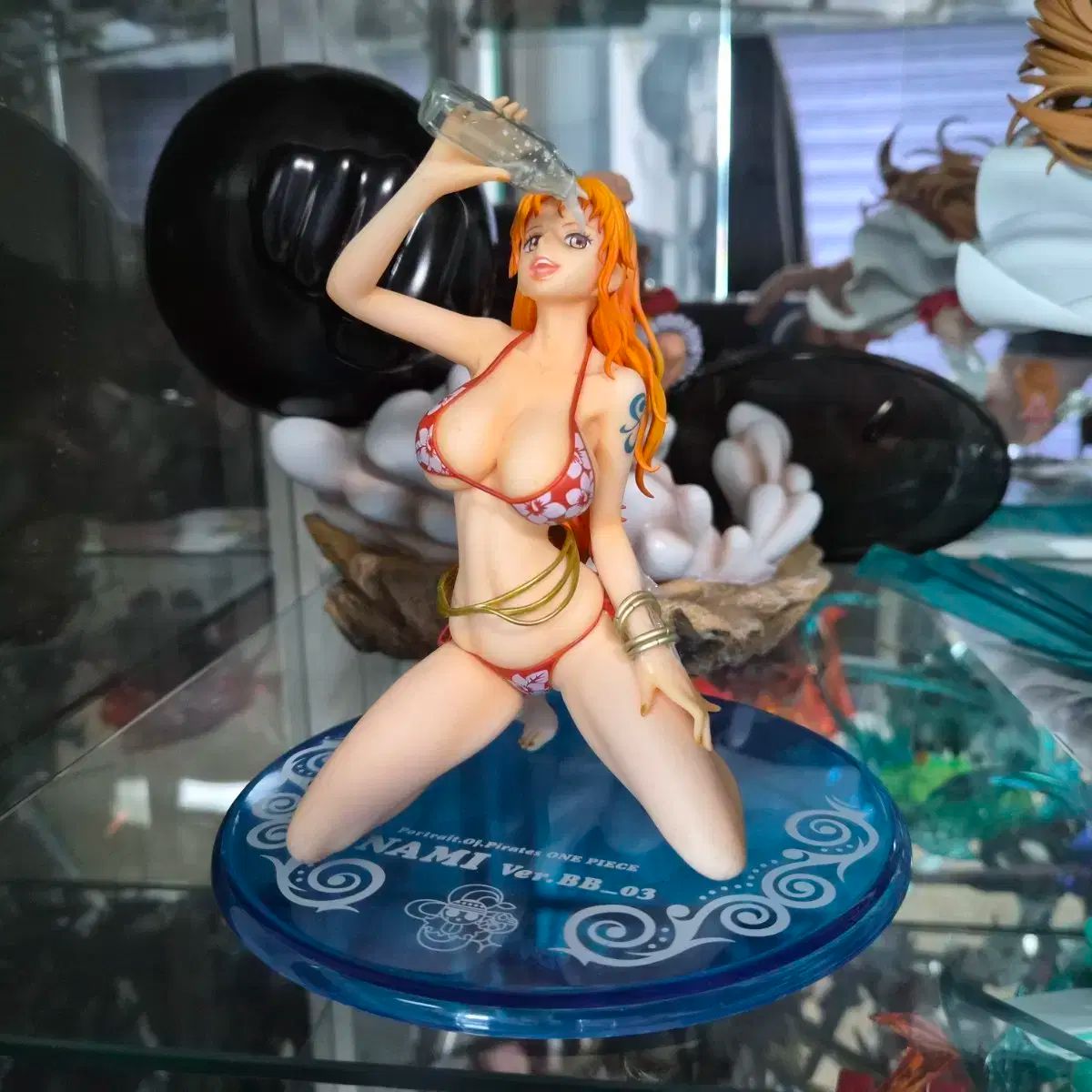 ナミ　ワンピース　フィギュア　pop 一番くじ Amazon.co.jp: 魔改造リペイントフィギュアナミPOP P.O.P BB 一