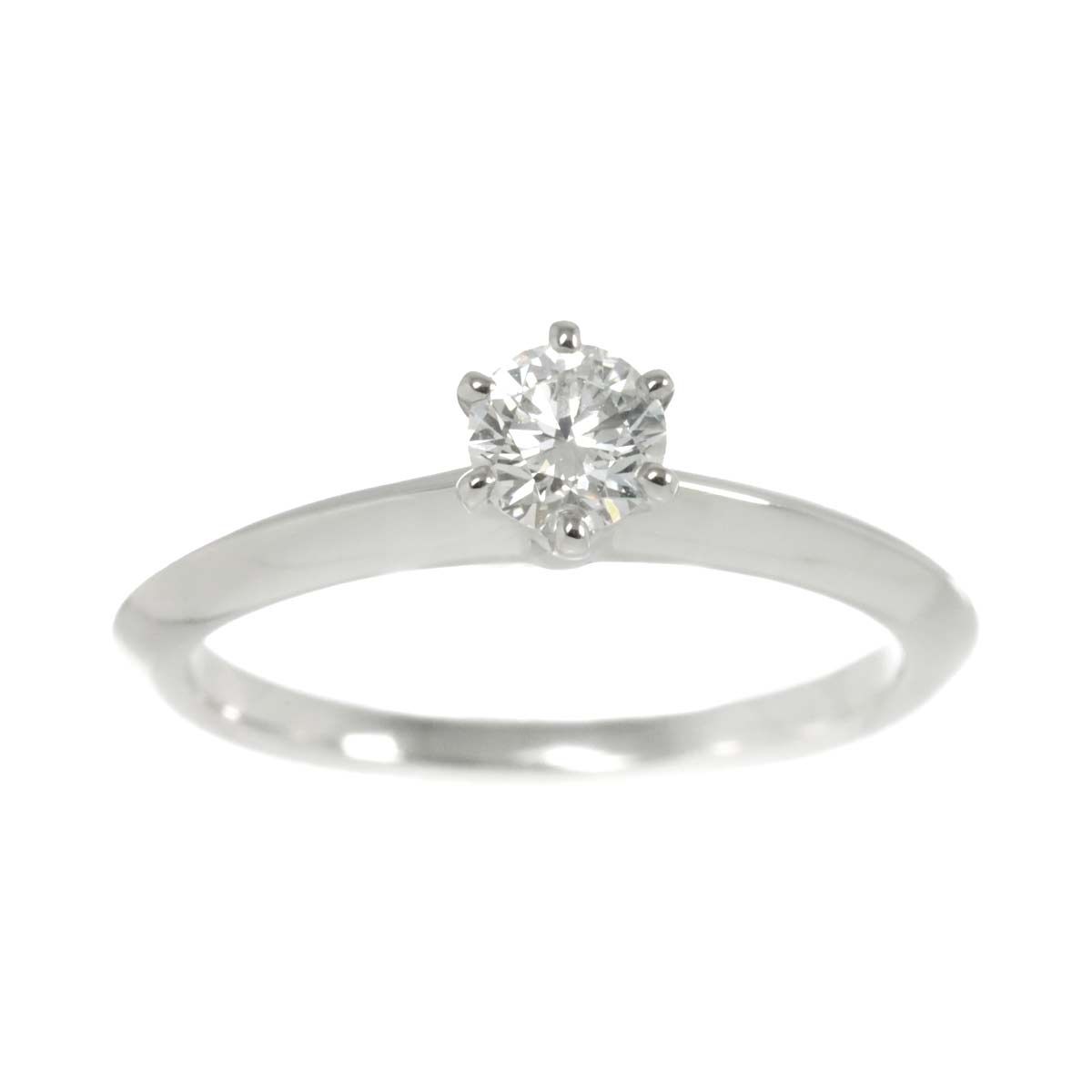 ティファニー TIFFANY&CO. ソリティア ダイヤ 0.34ct H/VS1/3EX