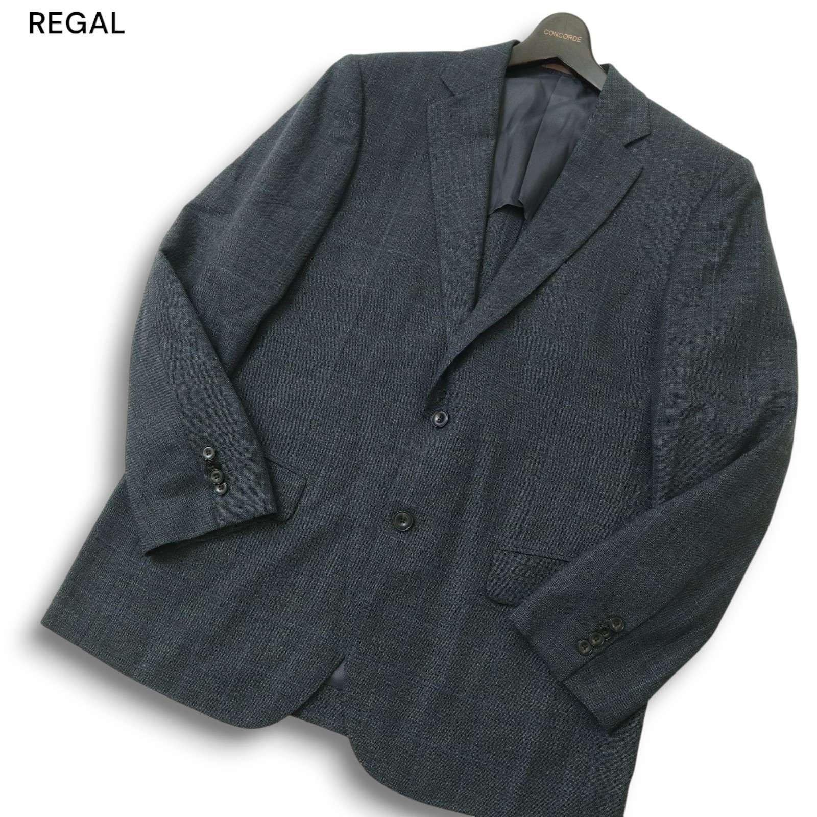 REGAL リーガル 春夏 背抜き☆ ウインドウペン チェック テーラード 