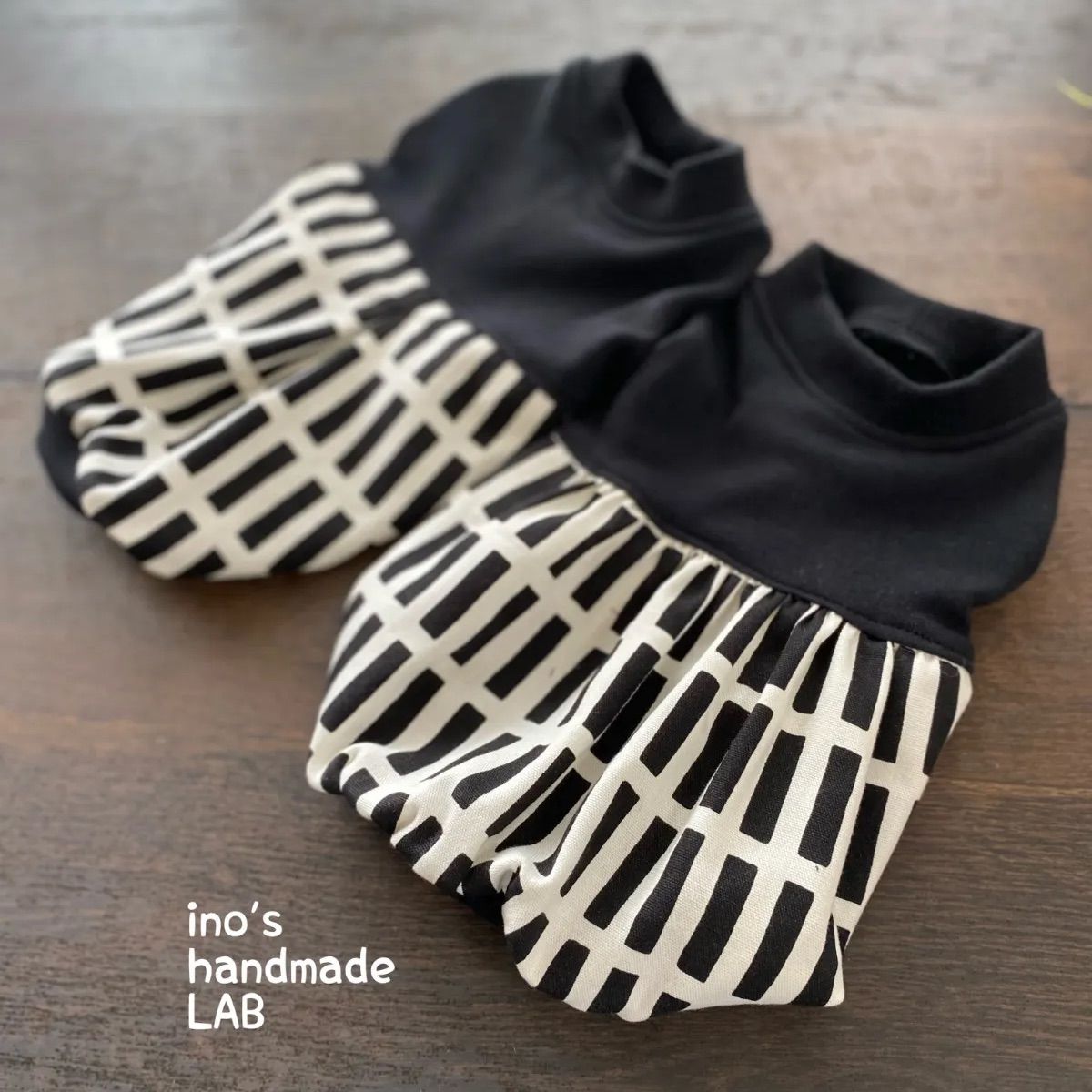 犬服 大人カジュアル犬服ハンドメイド 大人カジュアル♪ モノトーン