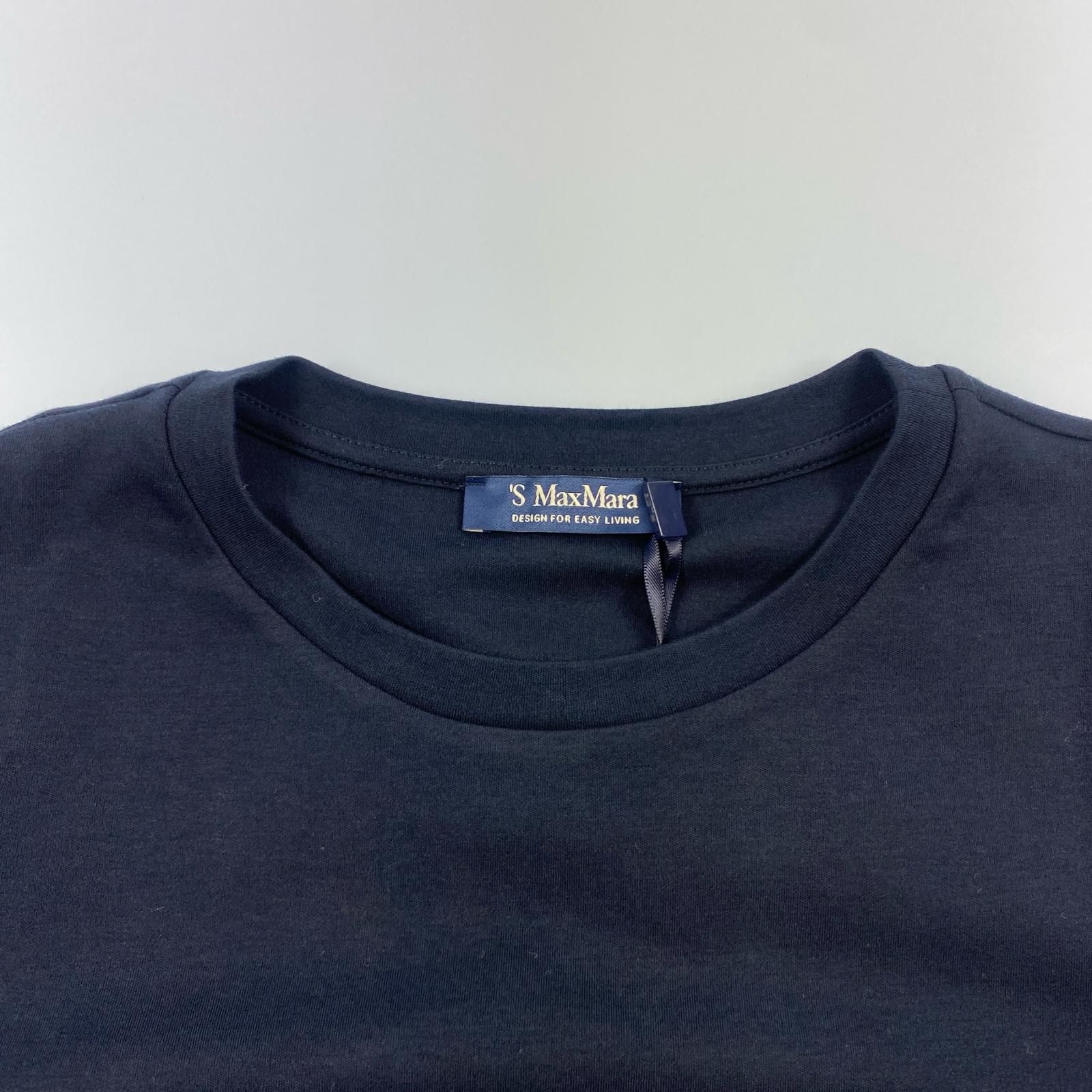 Max Mara - 【姫路東店】 中古 MAX MARA | マックスマーラ 半袖Ｔシャツ ARIS 2399760239600 ブラック サイズ：M 【112】 Max Mara - 【姫路東店】 中古 MAX MARA | マックスマーラ 半袖