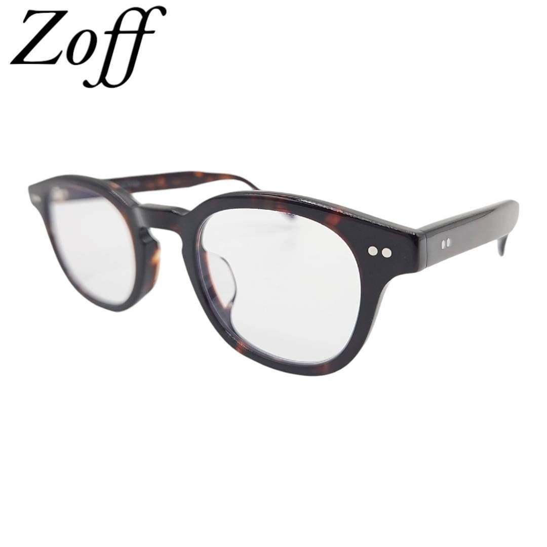 10％OFFクーポン適用商品】Zoff ゾフ ZA201012-49A1 丸みのある太めのウェリントン 眼鏡 メガネ サングラス - メルカリ