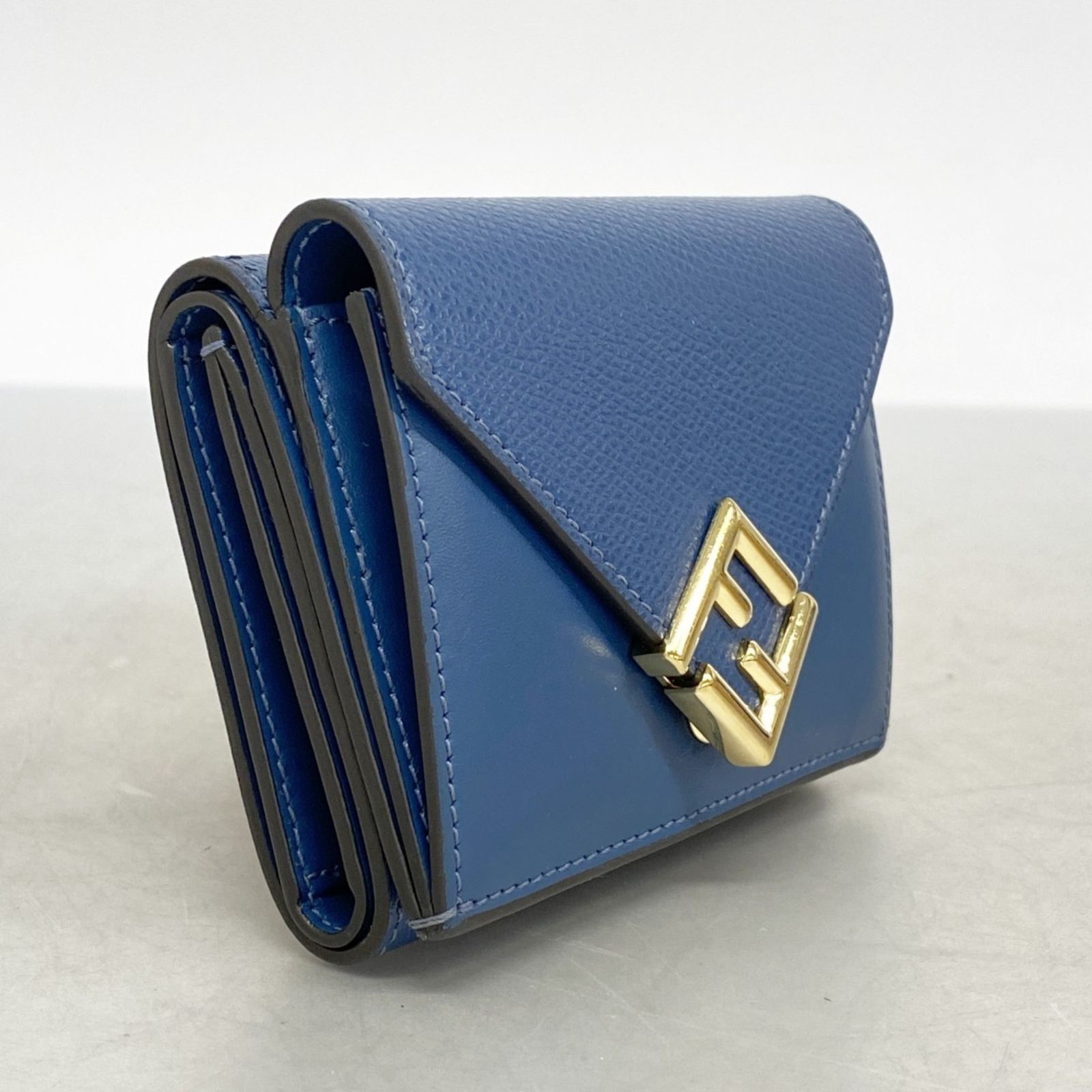 フェンディ(Fendi) フェンディ 三つ折り財布 FFダイヤモンド レザー