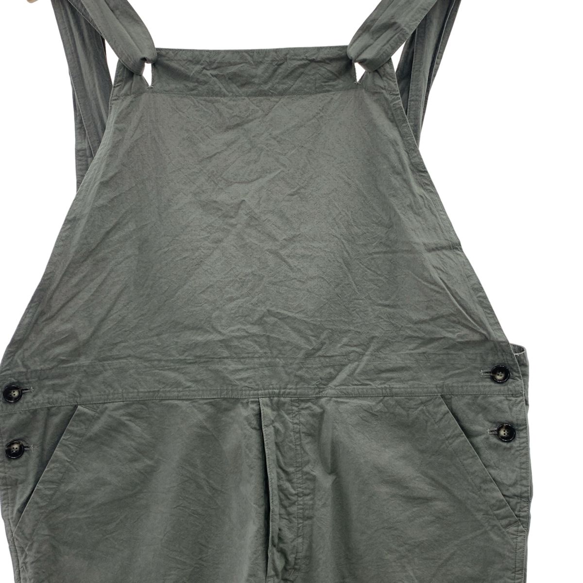 veritecoeur ヴェリテクール コットンオーバーオール オールインワンパンツ F グレー レディース