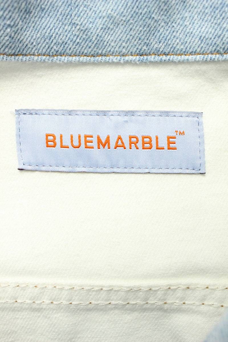 ブルーマーブル BLUE MARBLE  23SS  Bicolor denim jacket バイカラーデニムジャケット  メンズ M