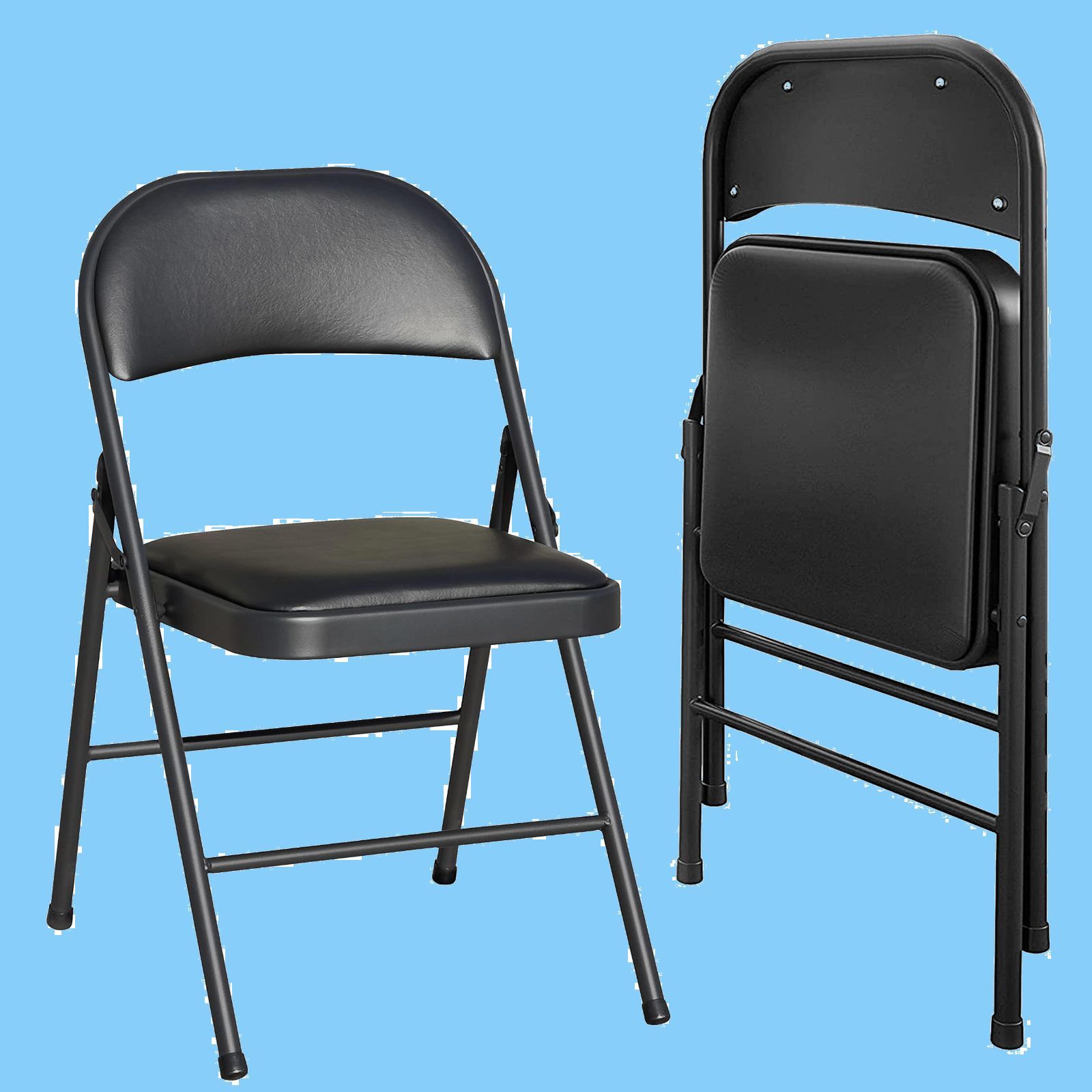 KAIHAOWIN パイプ椅子 折りたたみ椅子 ミーティングチェア 会議椅子 ...