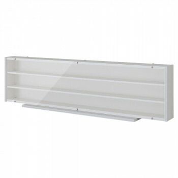 Nゲージ HOゲージ対応 鉄道模型ディスプレイケース幅113cm ホワイト TMC-K113W