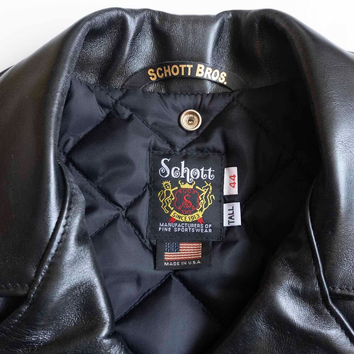 極美品】SCHOTT【613UHT/ホースハイド ワンスター ダブルライダース