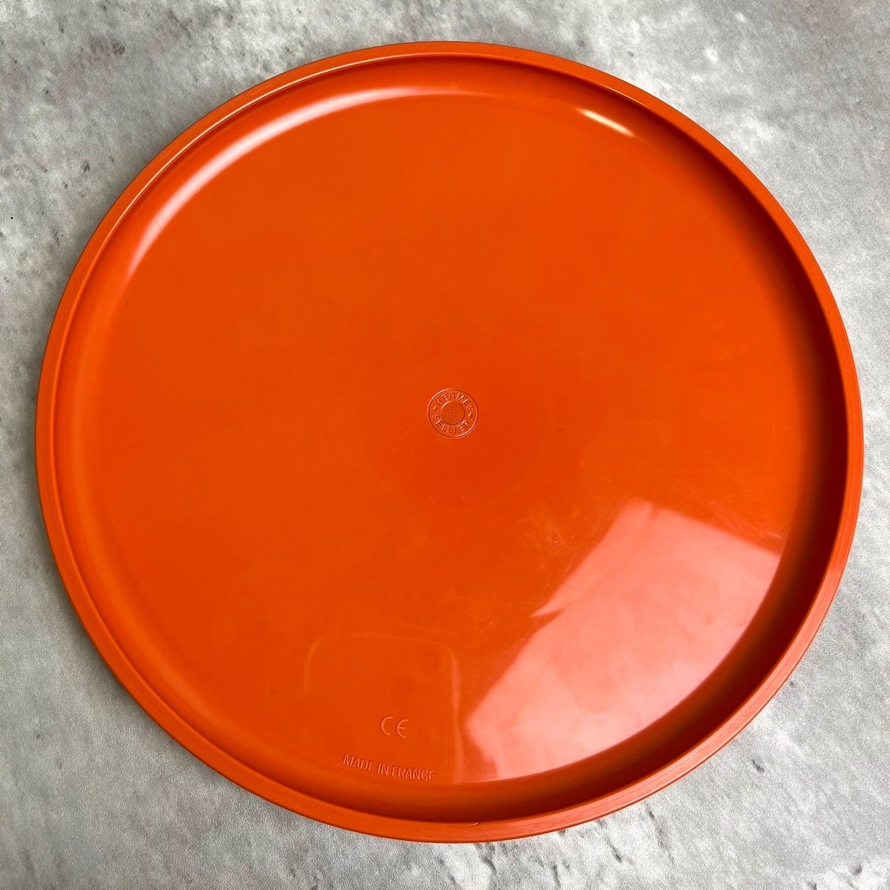 HERMÈS SELIER フリスビー オレンジ ✨良品✨ HERMES エルメス フリスビー フライングディスク ウフ