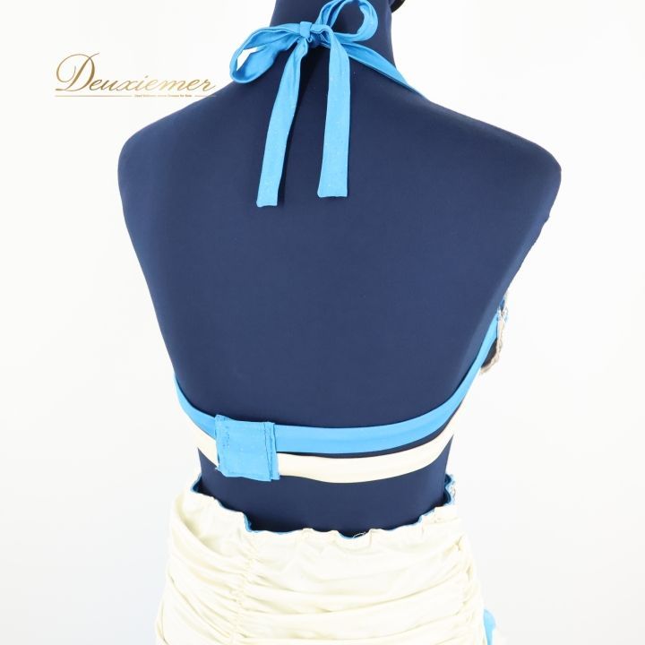 クリーム色 ラインストーン