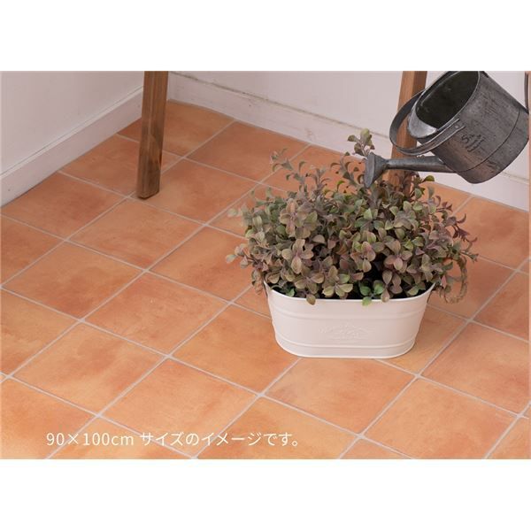 クッションフロア2 約45×240cm テラコッタ【代引不可】