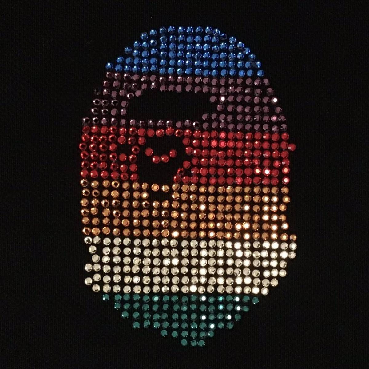 スワロフスキー APE HEAD ポロシャツ Mサイズ a bathing ape