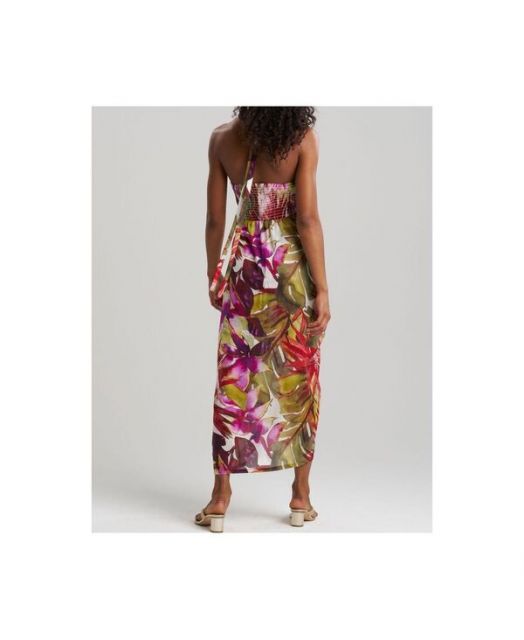 【激安大特価！】 送料無料 ナトリ レディース ワンピース トップス Women s RAINFOREST Maxi Halter Dress with Brass Ring Multi