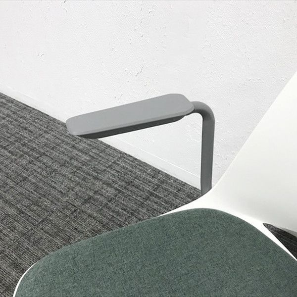 DUチェア オフィスチェア ホワイト ダークグリーン MARWIL-DEMENAGEMENTS_CH