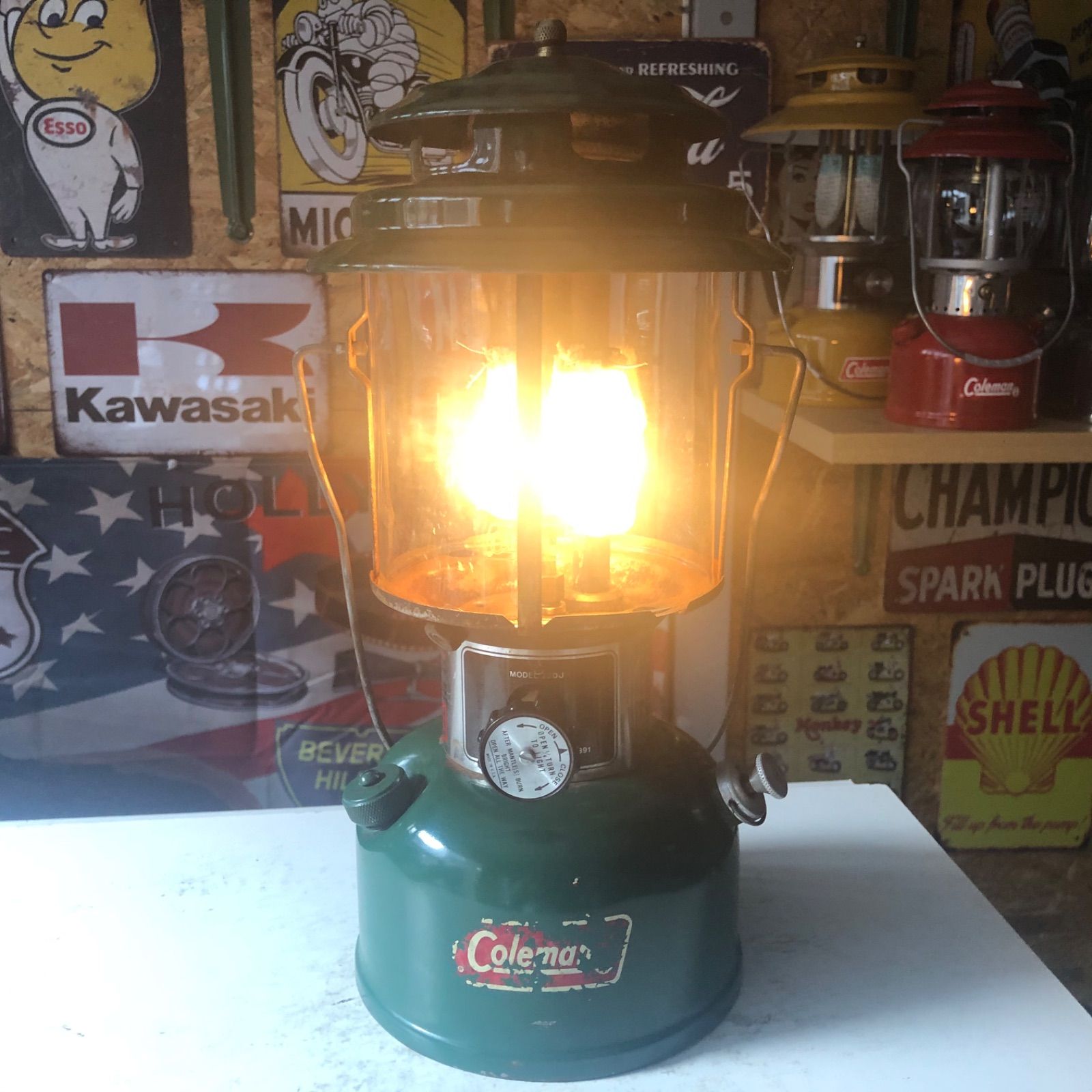 コールマン 燃焼OK！ 220J ランタン 78年4月 ツーマントル