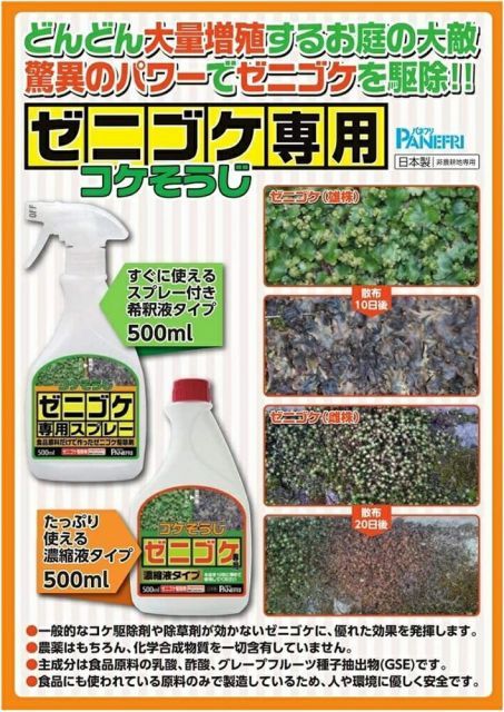 除草剤 苔対策