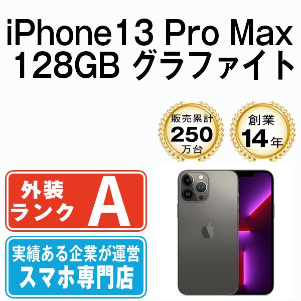 値下・値下げ iPhone13Pro Max 128GB グラファイト simフリー