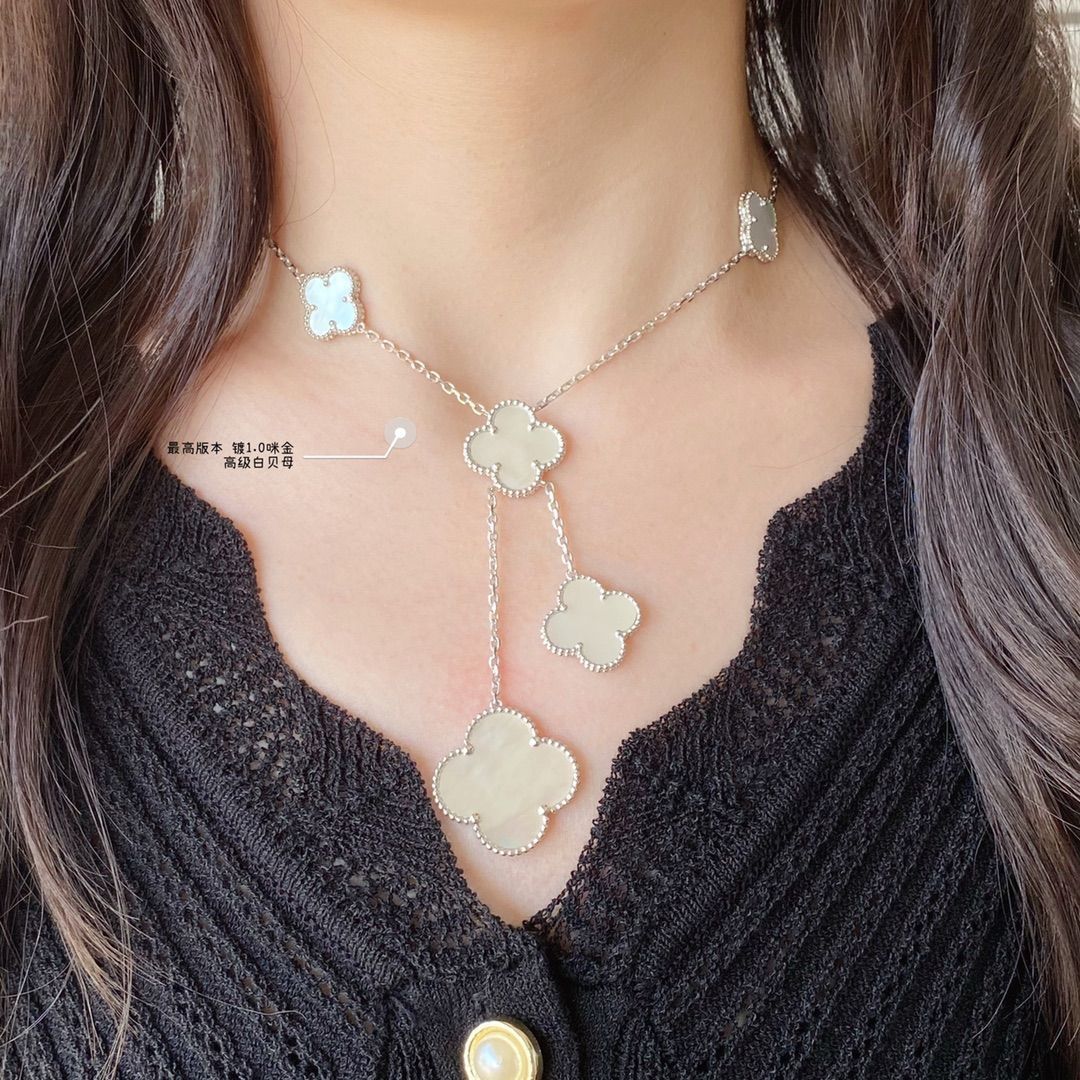 Van Cleef & Arpels] アルハンブラ マザーオブパール 6連