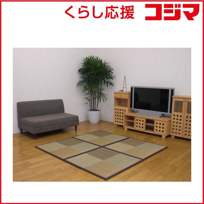 未開封 イケヒコ ユニット畳 ニールBR U畳 12枚セット 82×82×1.7cm 連結ジョイント付き ♥ 送料無料