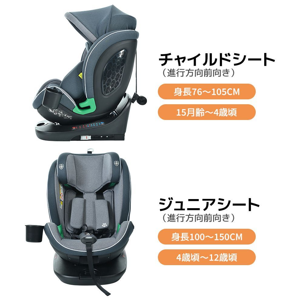 ISOFIX 0歳～12歳