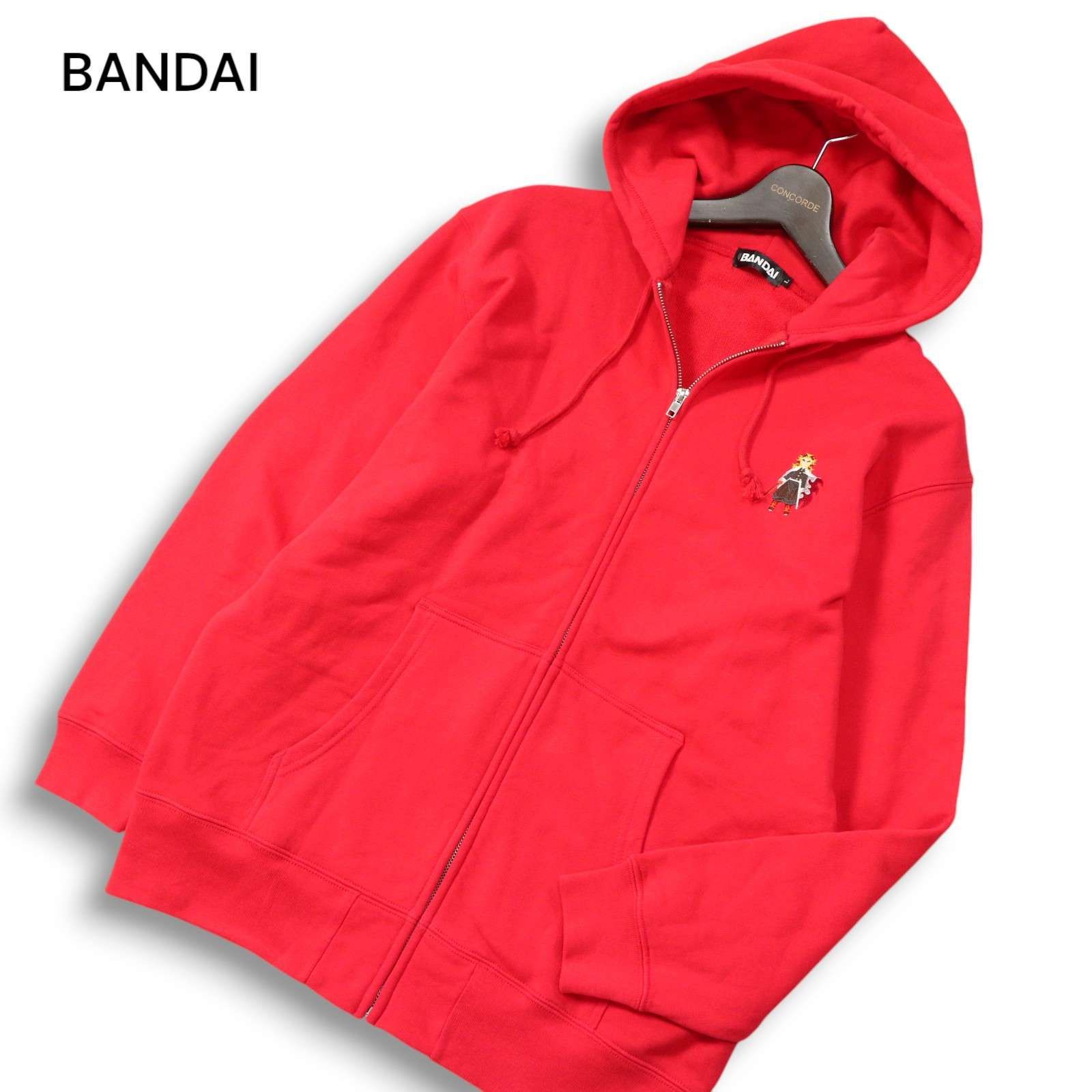 BANDAI 鬼滅の刃 煉獄杏寿郎ジップパーカー 新品未使用 BANDAI プレミアムバンダイ 鬼滅の刃 刺繍パーカー弐☆ 煉獄杏寿郎