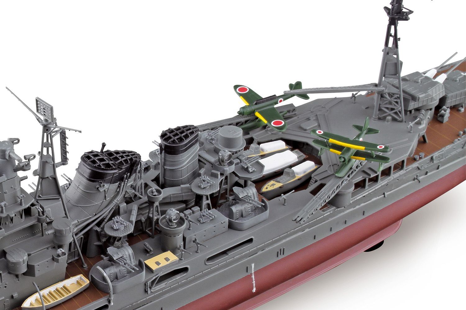 アオシマ プラモデル 1/350 アイアンクラッド 日本海軍 重巡洋艦