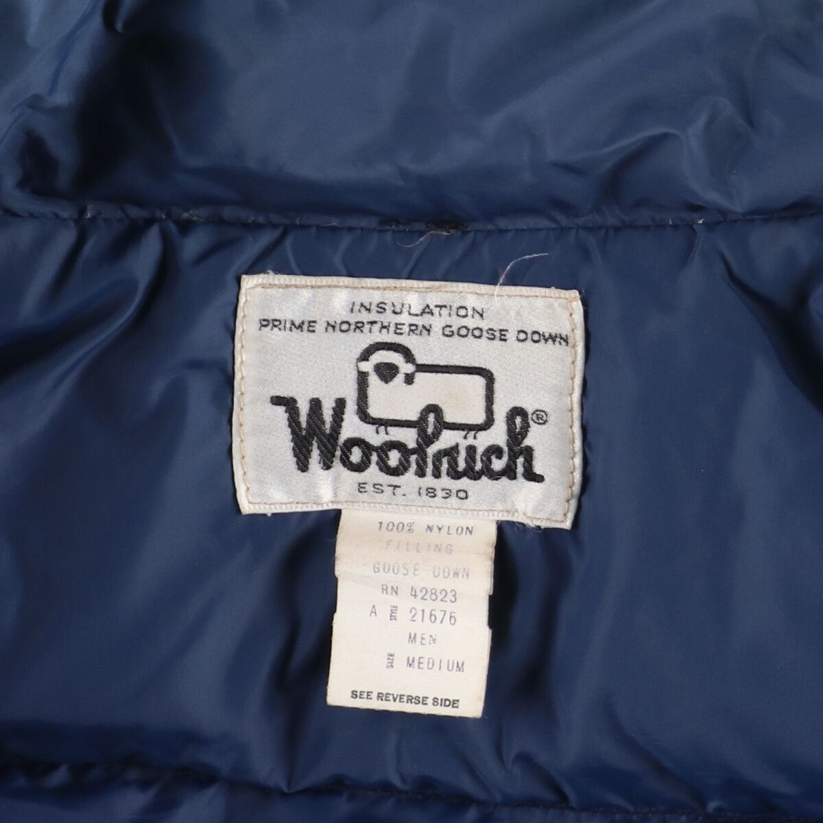 古着 70年代 ウールリッチ WOOLRICH グースダウンベスト メンズM