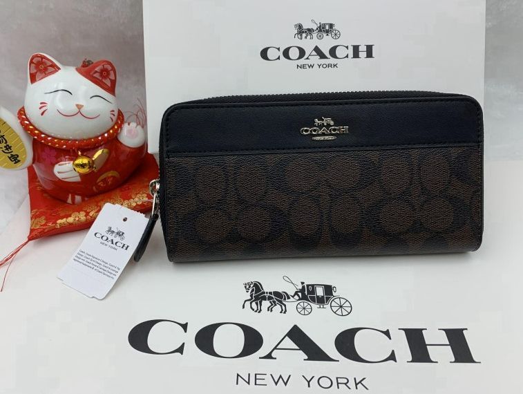 COACH 長財布 コーチ 財布 ラグジュアリー シグネチャー アコーディオン ジップ アラウンド アウトレット ファッション 新品 未使用  F76873 A014ZJR9 - メルカリ