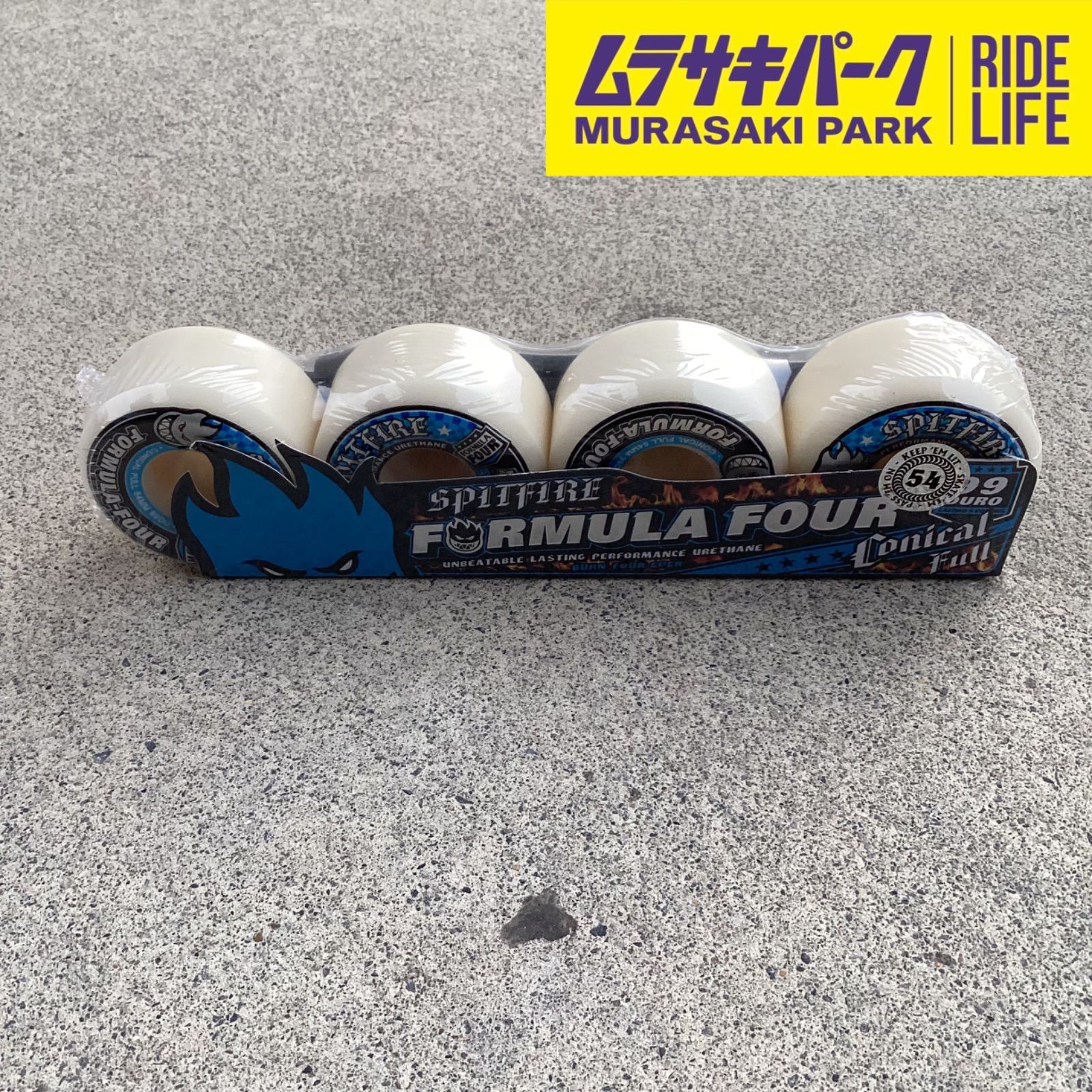 【ムラサキパーク公式】SPITFIRE  FORMULA FOUR  CONICAL FULL 99D BLUE  54mm ウィール