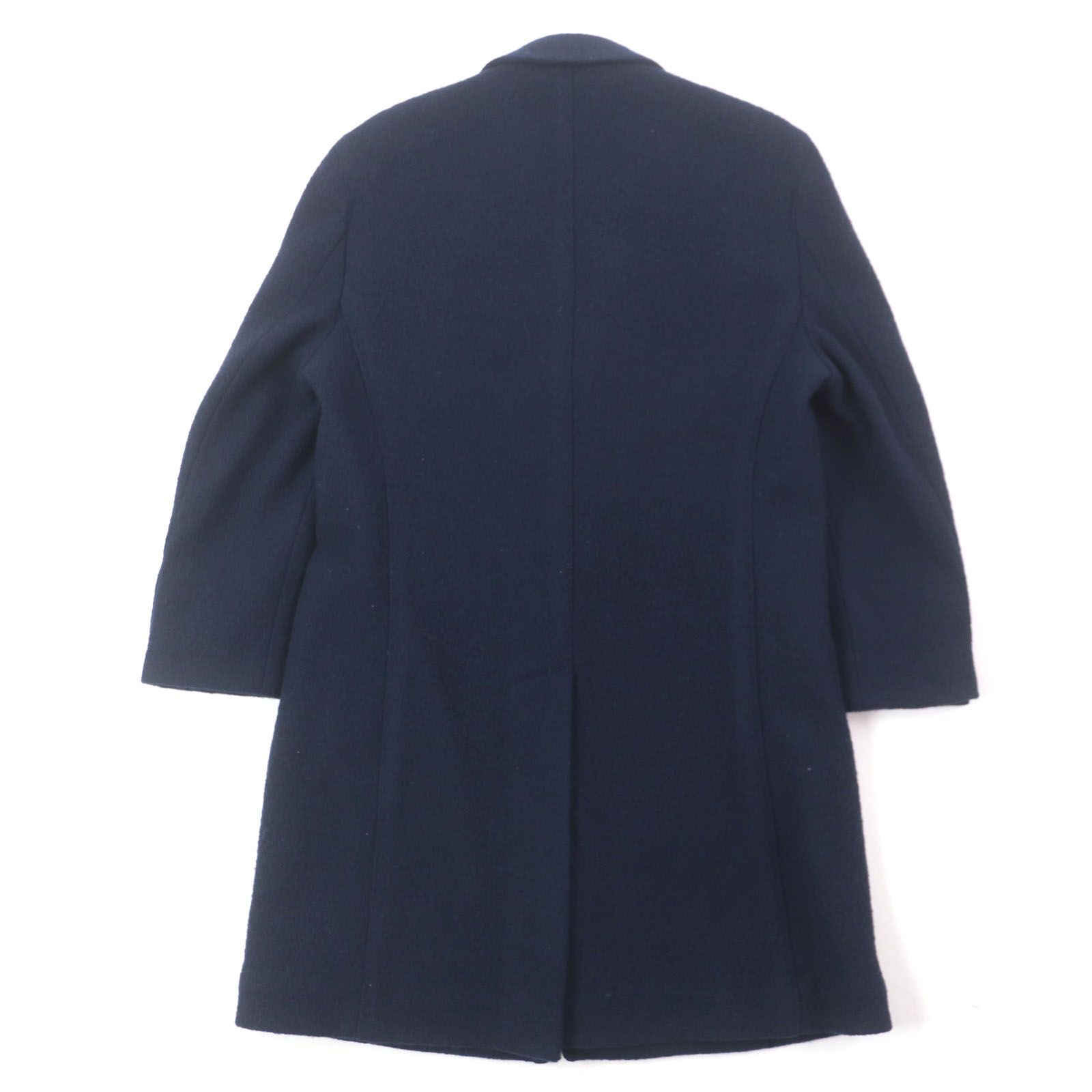 極美品▽LARDINI ラルディーニ ウール100% シングル チェスター