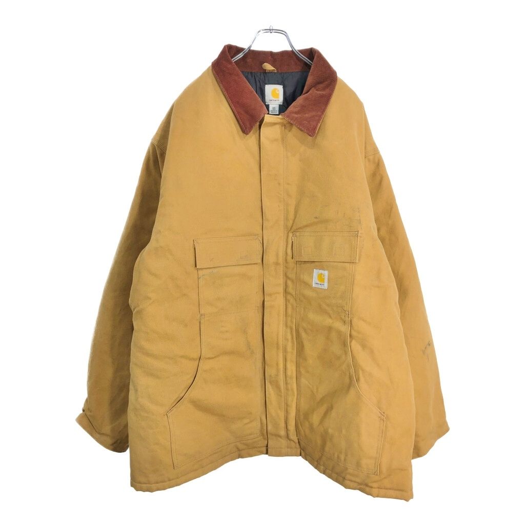 Carhartt カーハート トラディショナルコート ワークジャケット 大きいサイズ ブラウン メンズ 3XL 古着 V6517