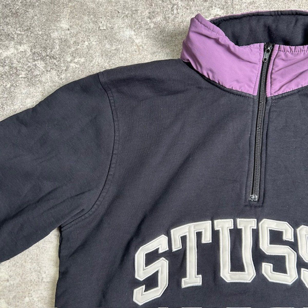 STUSSY ブラック XL トレーナー STUSSY ステューシー 23AW CLASSIC DOT SWEAT クラシックドット