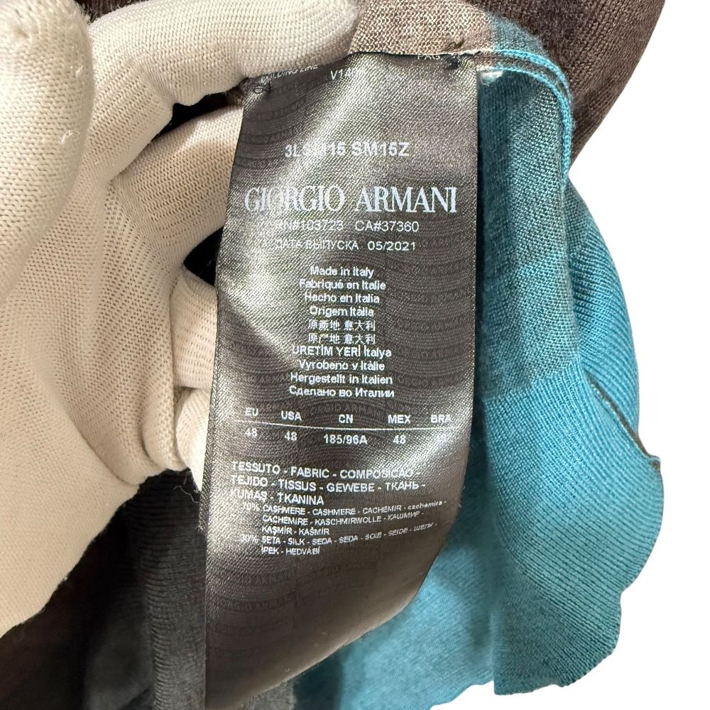 美品 21AW GIORGIO ARMANI ジョルジオアルマーニ カシミヤ