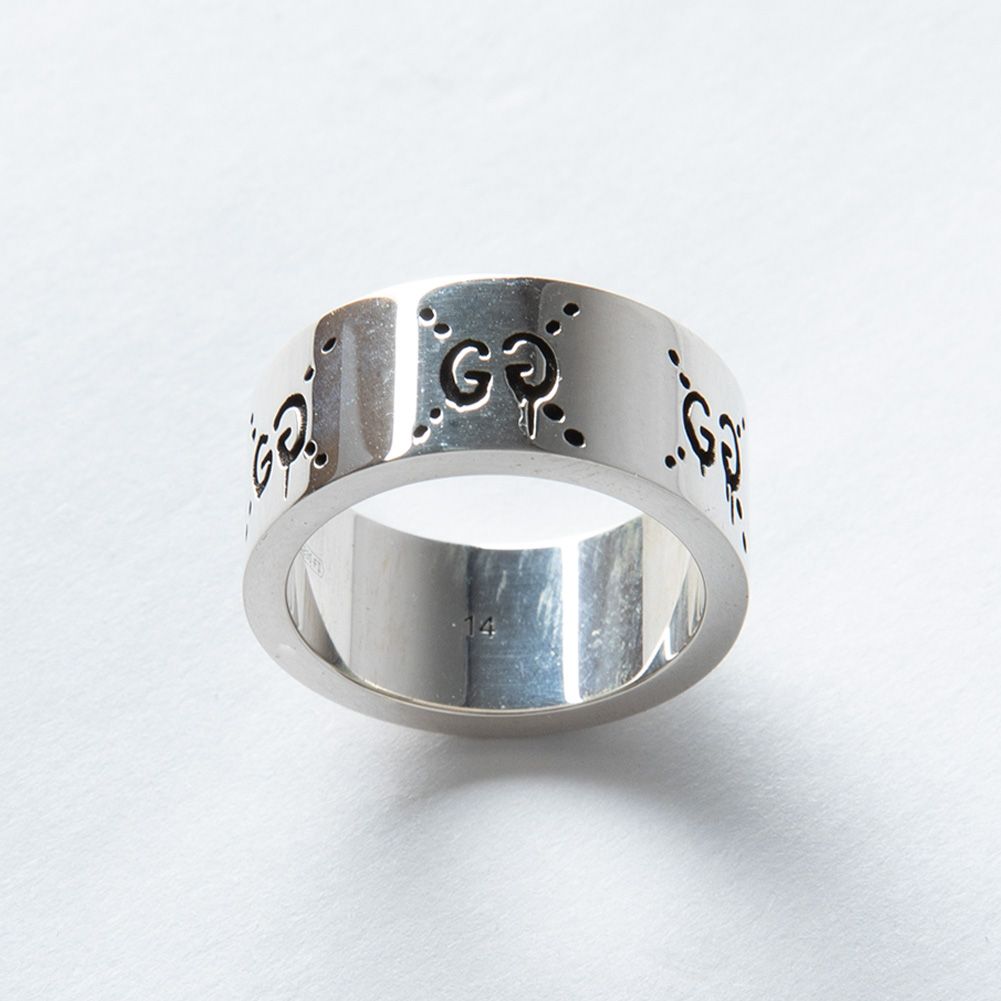 GUCCI グッチ ゴースト GHOST シルバー リング 指輪 RING 14 メンズ