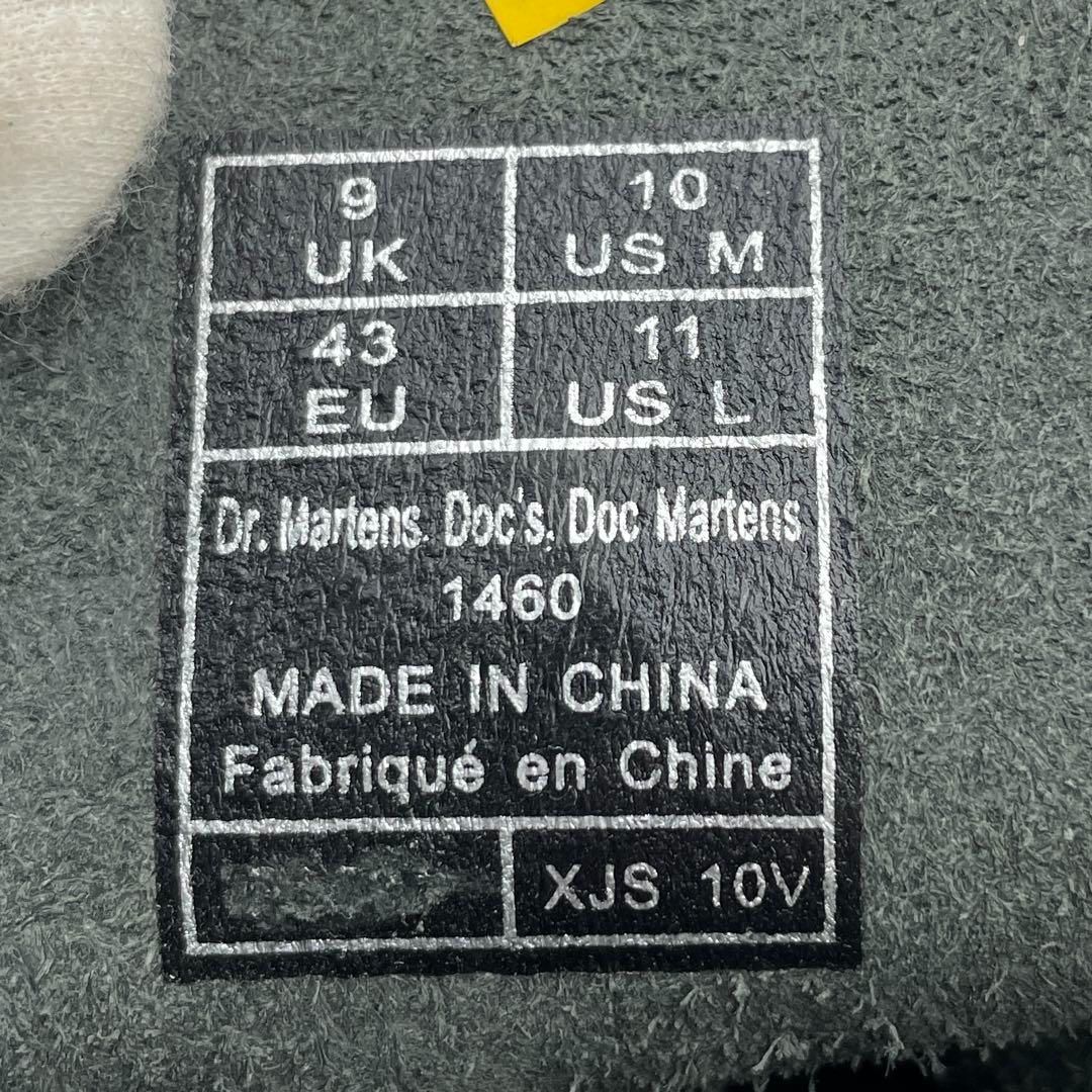 Dr.Martens 1460 8ホールブーツ 28 cm UK 9 ブラック イエローステッチ ドクターマーチン